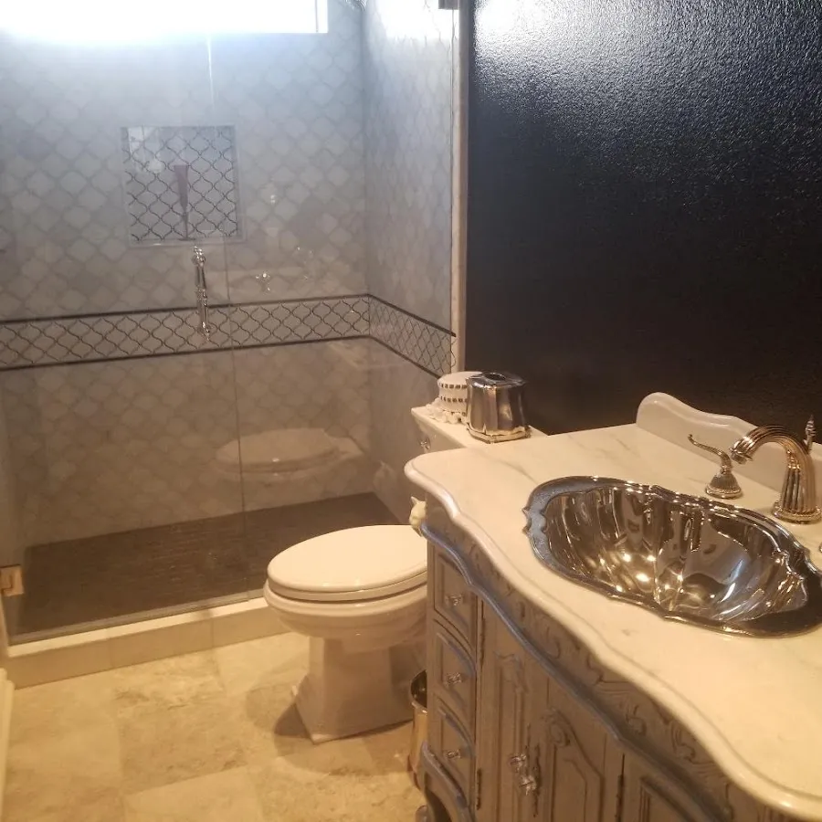 Professional plumbing work and bathroom remodeling in Halfway
